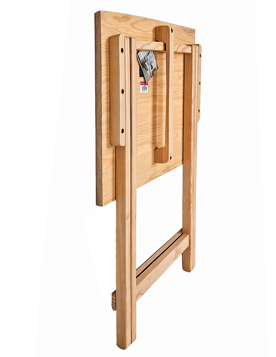 Mesa auxiliar de madera pino 3