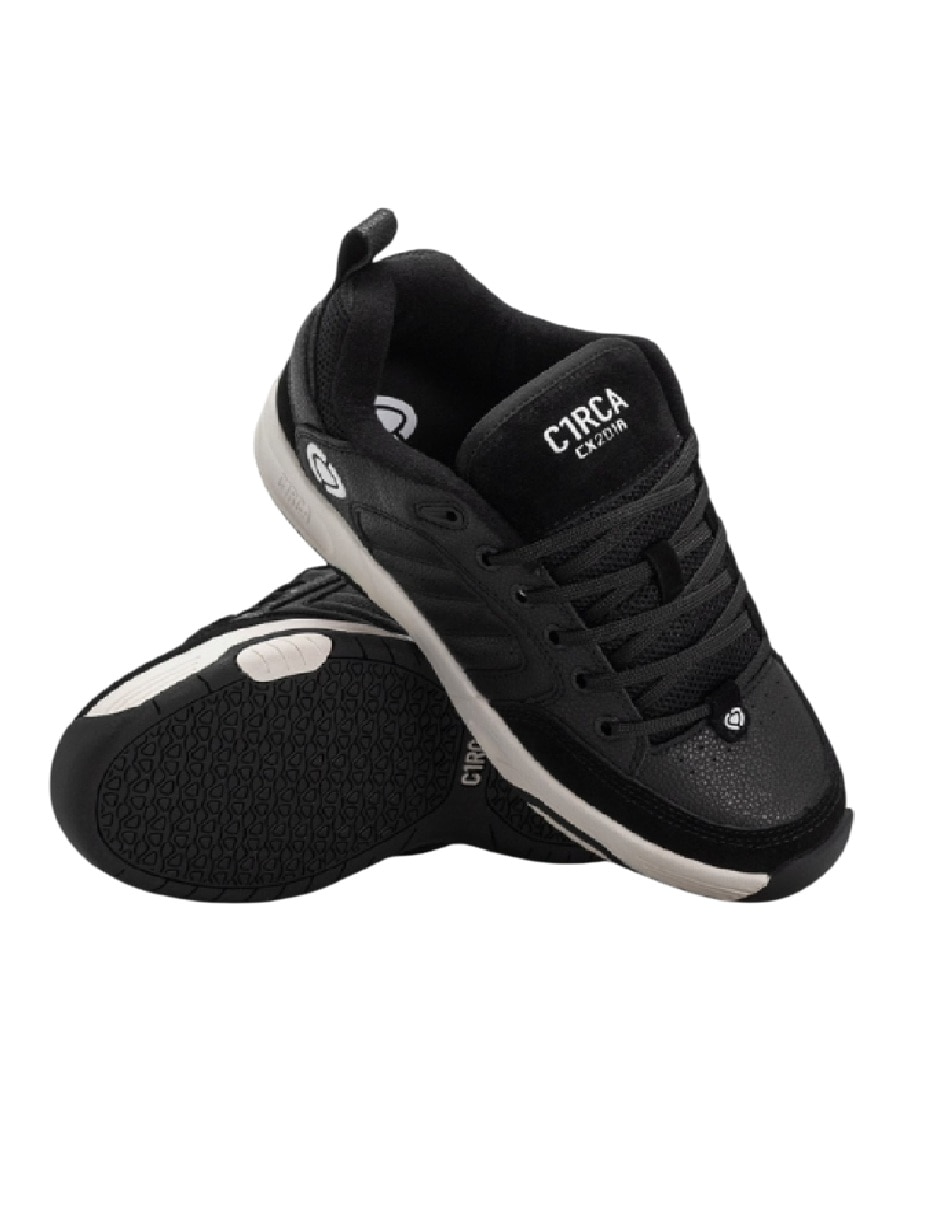 Tenis de piel (si aplica) CX201 BW de Hombre para Skate 2