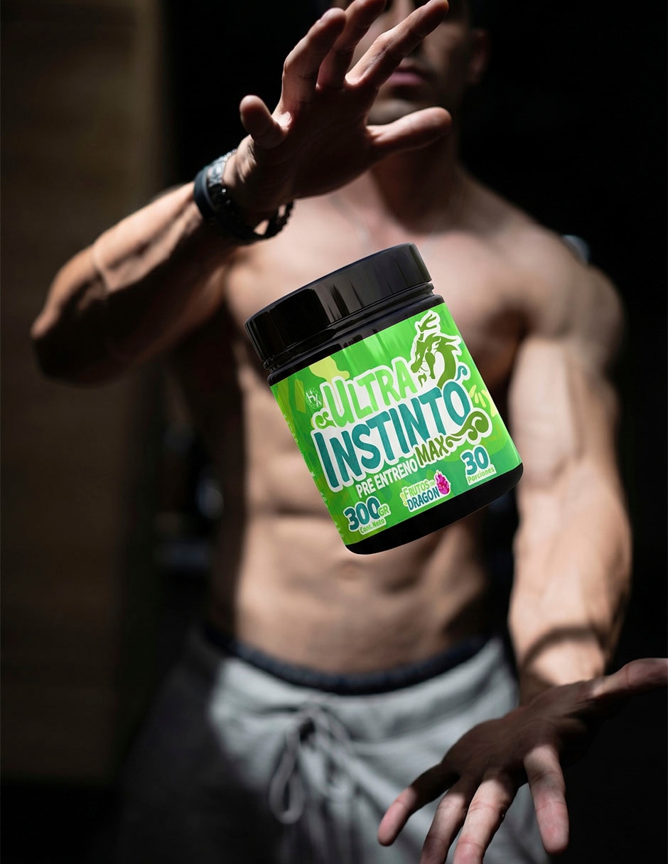 Kit Holix Lab Creatina Monohidratada 500 g + Pre Entreno Ultra Instinto Max Frutos del Dragón 300 g con Proteína vegetal 5