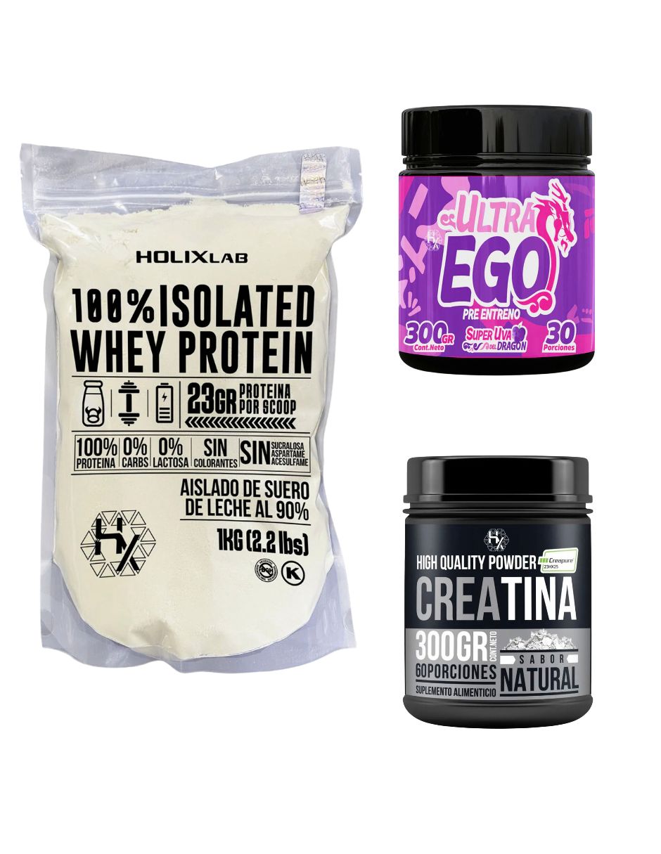 Kit de suplementos alimenticios con proteína vegetal
