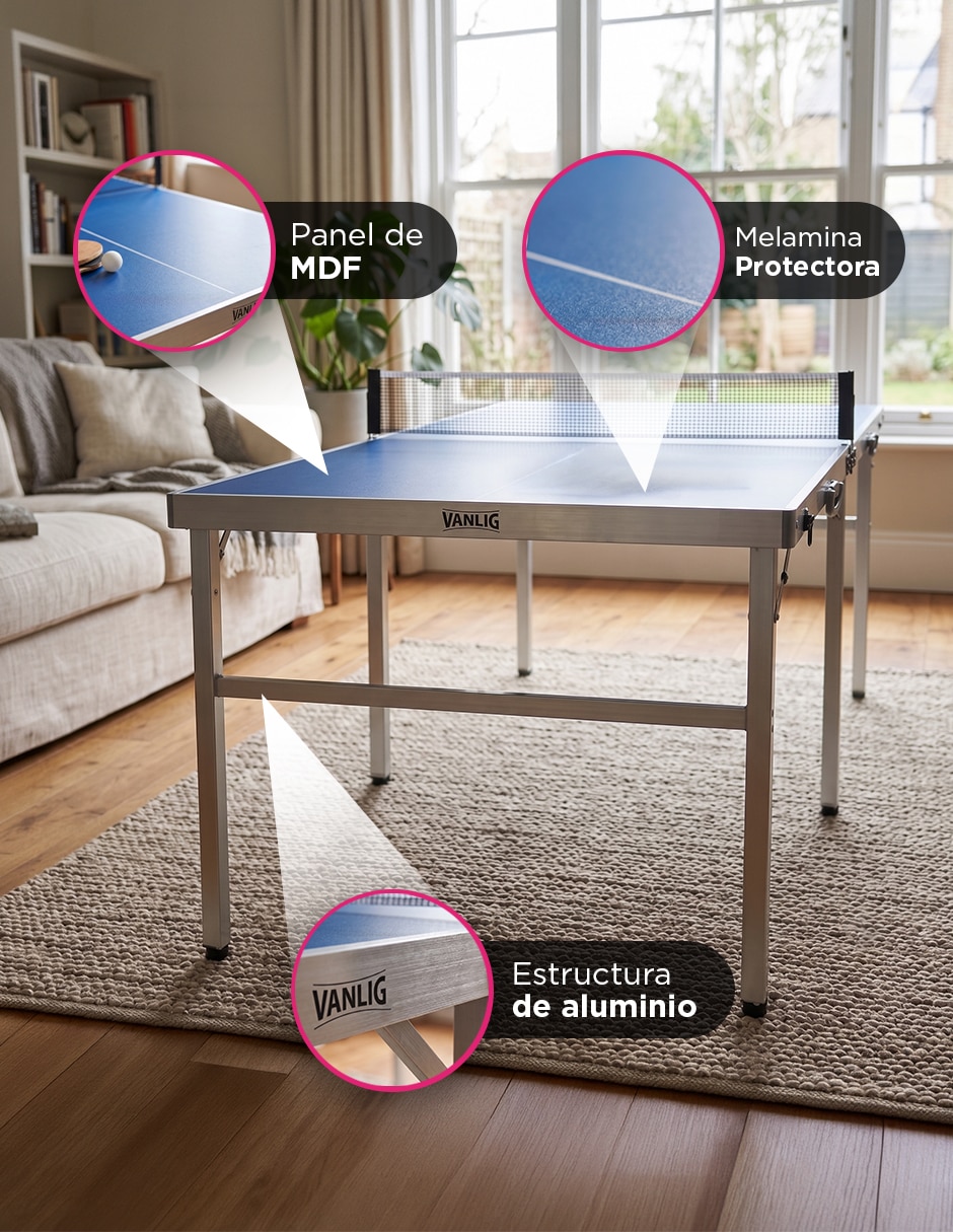 Mesa de ping pong de Aluminio 3