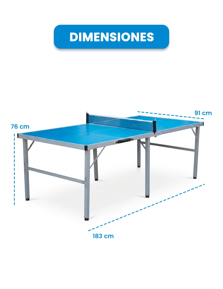 Mesa de ping pong de Aglomerado y MDF 6
