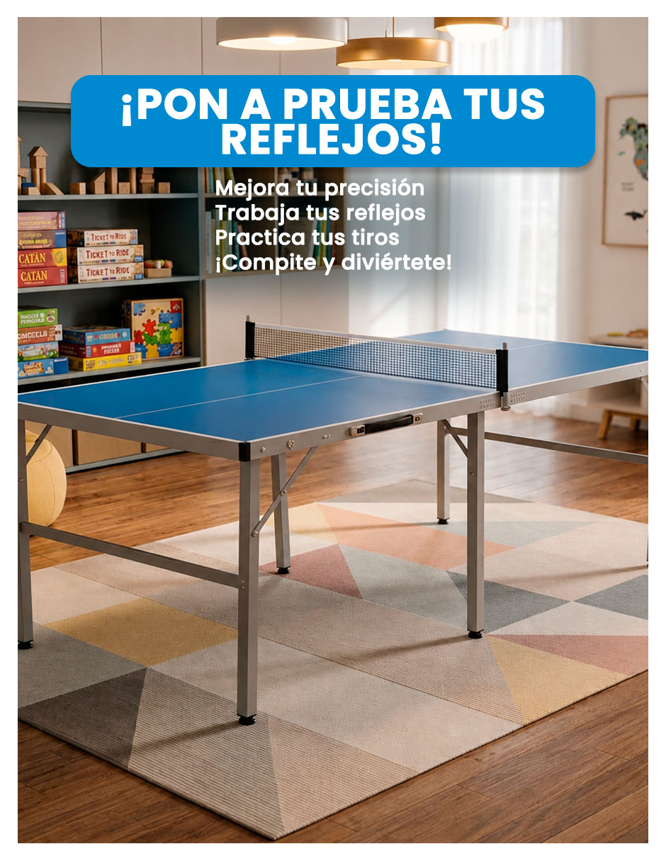 Mesa de ping pong de Aglomerado y MDF 4