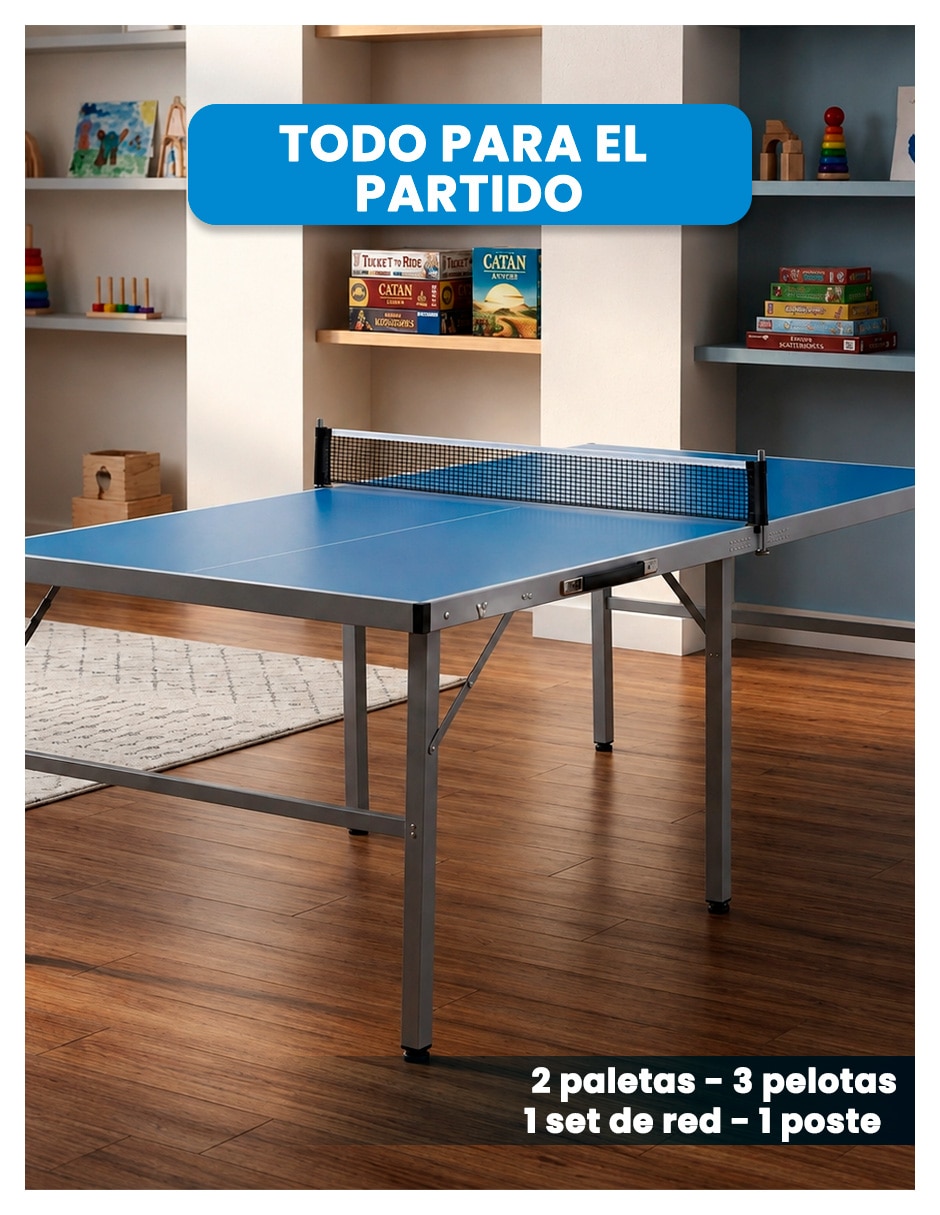 Mesa de ping pong de Aglomerado y MDF 5
