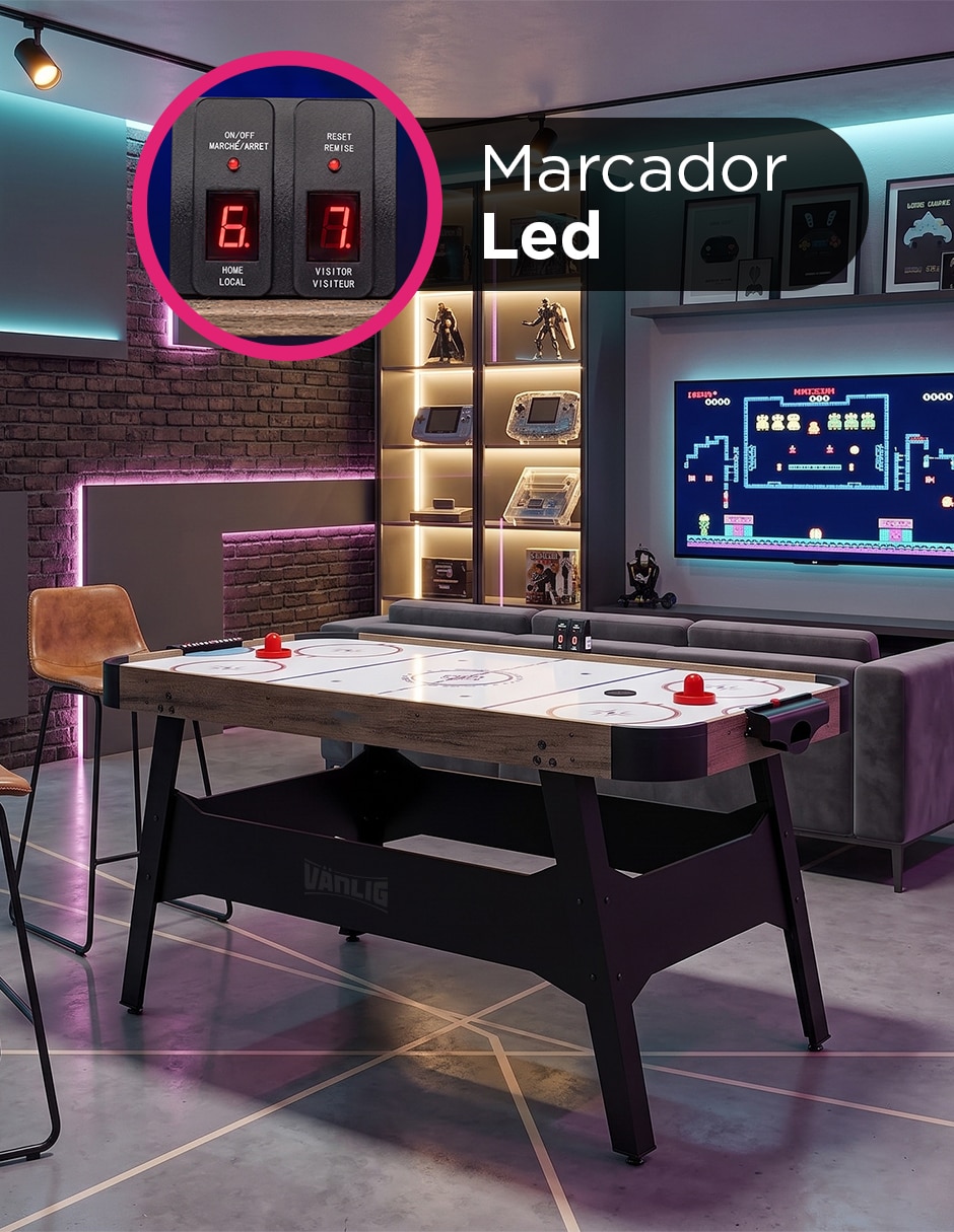 Mesa de hockey de Madera 4