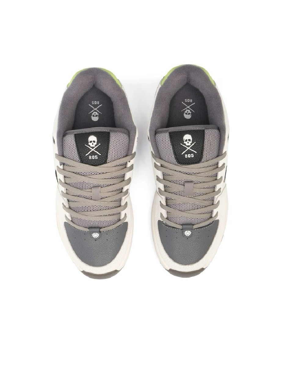 Tenis de piel (si aplica) 805 LIME de Hombre para Skate 4