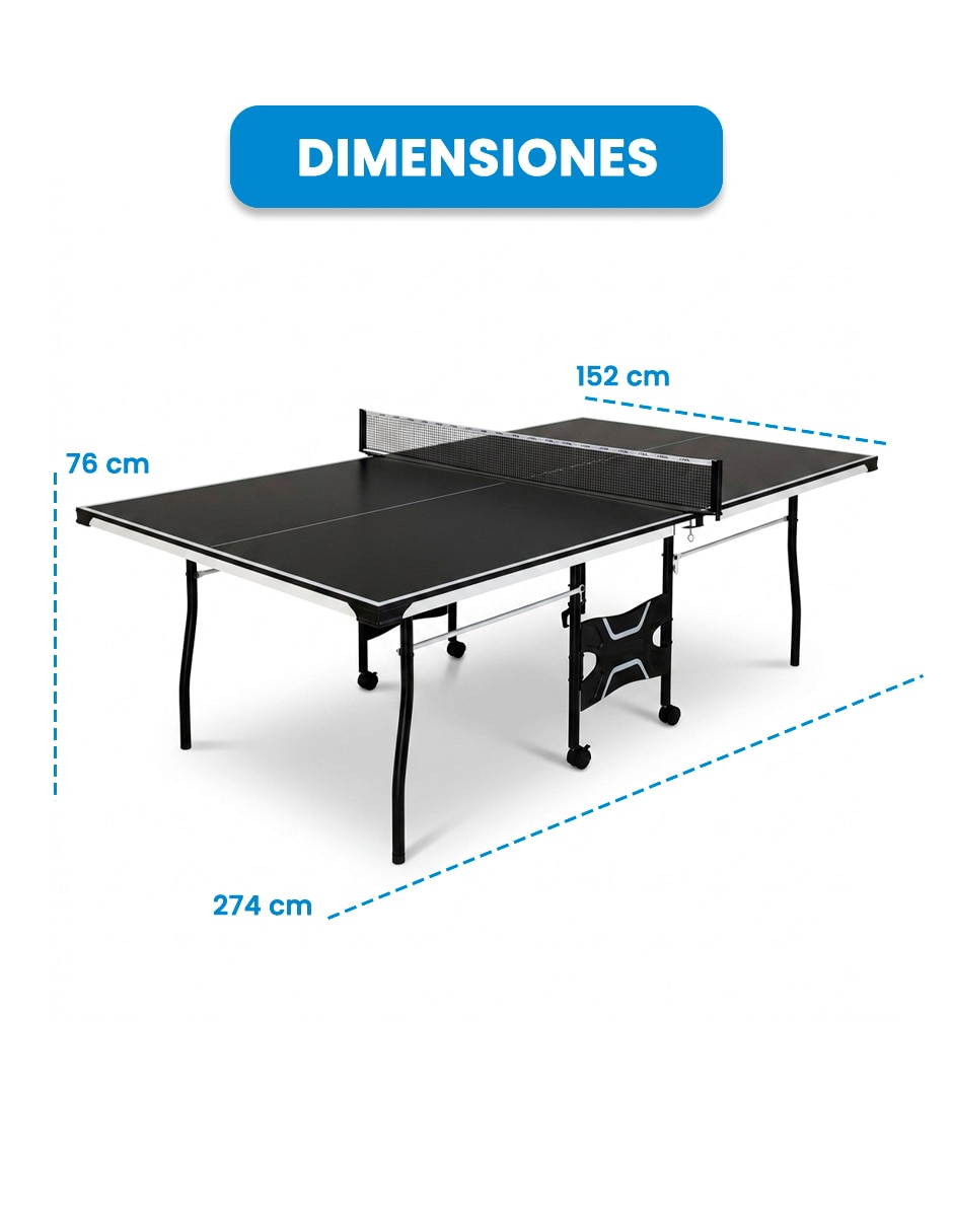 Mesa de ping pong de Aglomerado y MDF 6