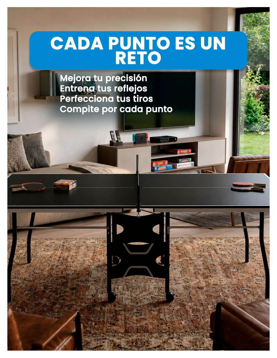 Mesa de ping pong de Aglomerado y MDF 4