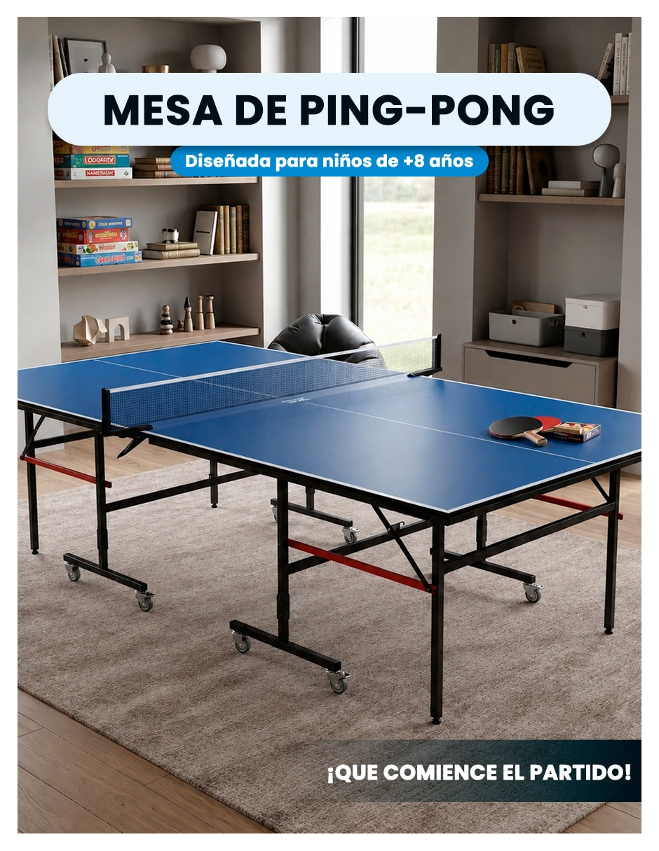 Mesa de ping pong de Aglomerado y MDF 2