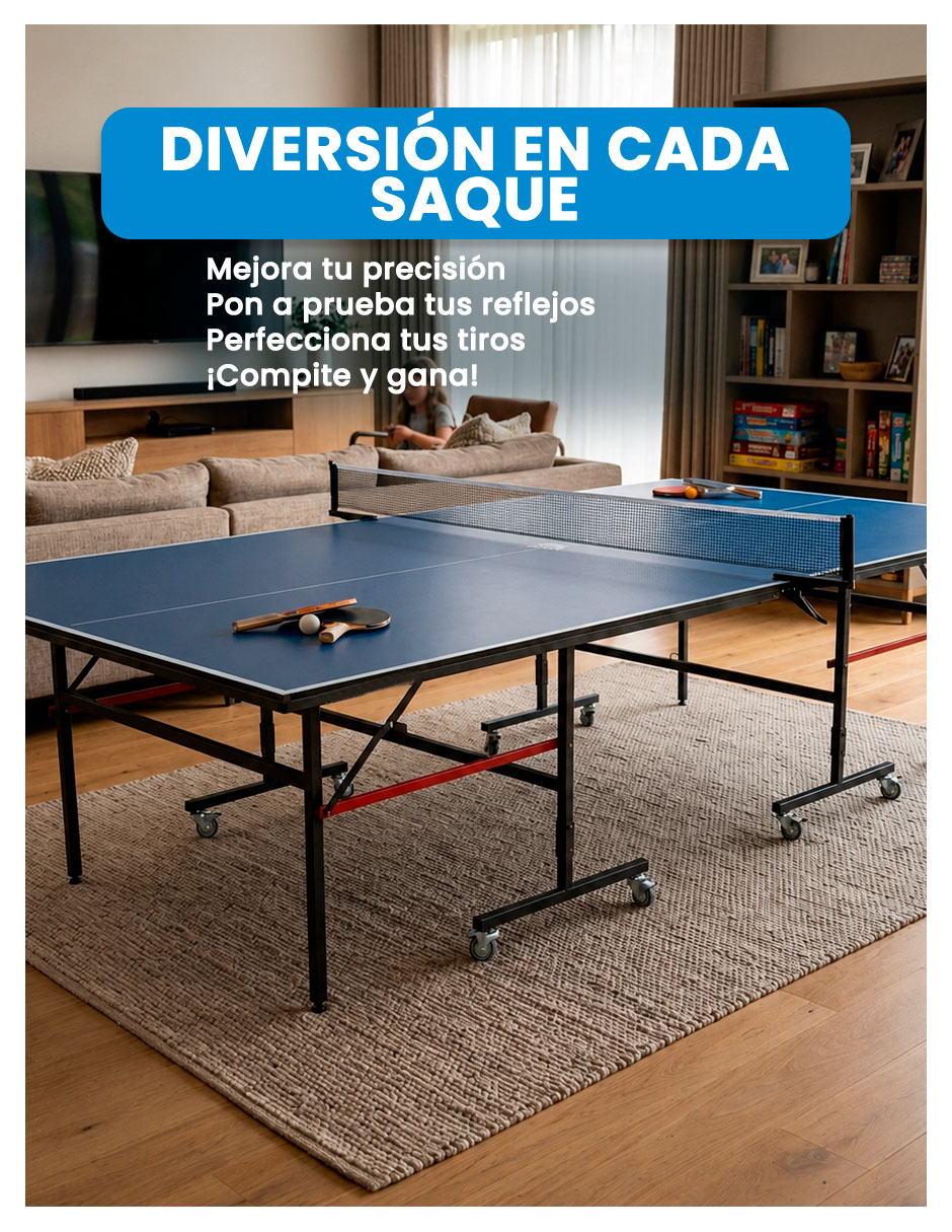 Mesa de ping pong de Aglomerado y MDF 4
