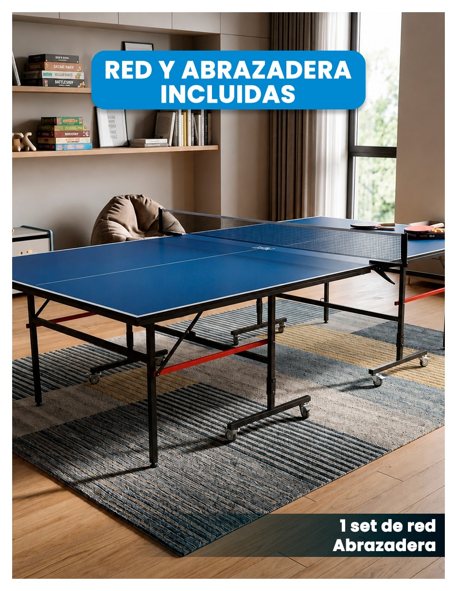 Mesa de ping pong de Aglomerado y MDF 5