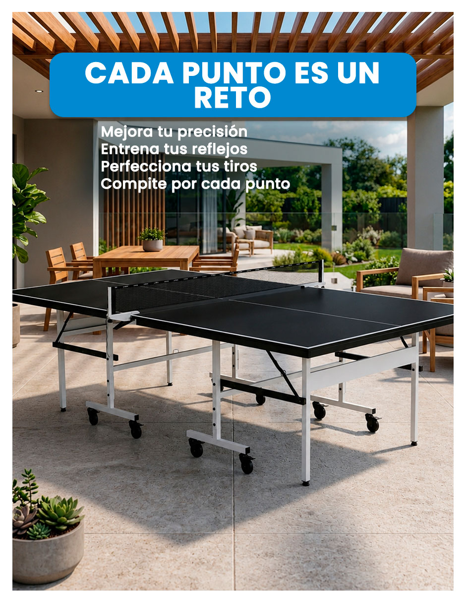 Mesa de ping pong de Aglomerado y MDF 4