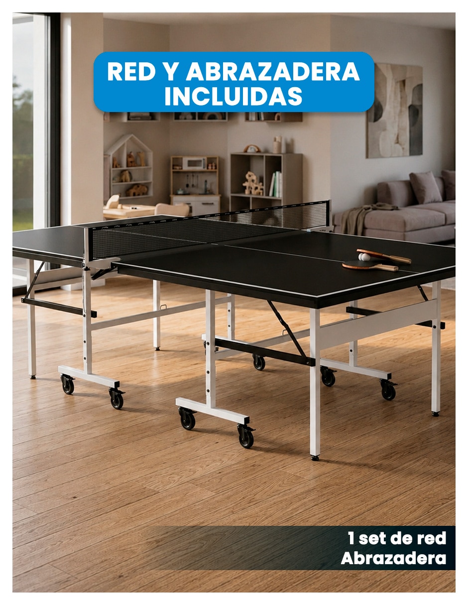 Mesa de ping pong de Aglomerado y MDF 5