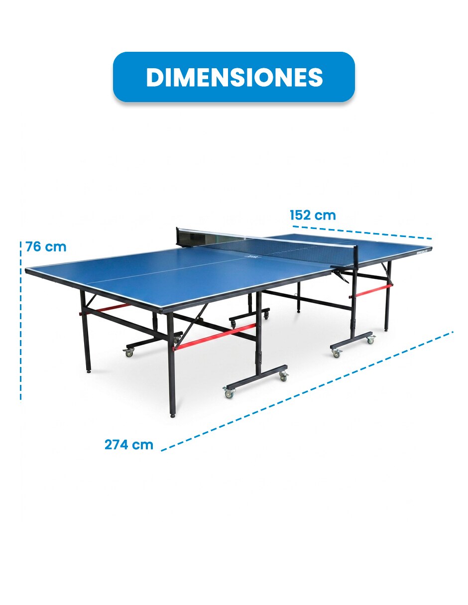 Mesa de ping pong de Aglomerado y MDF 6