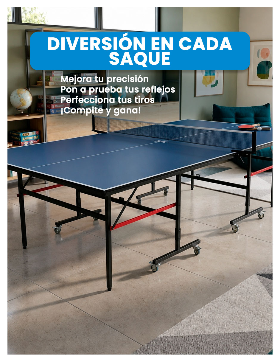 Mesa de ping pong de Aglomerado y MDF 4