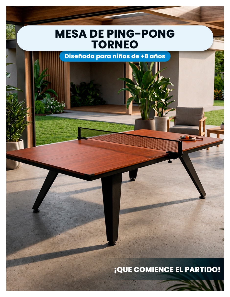Mesa de ping pong de Aglomerado y MDF 2