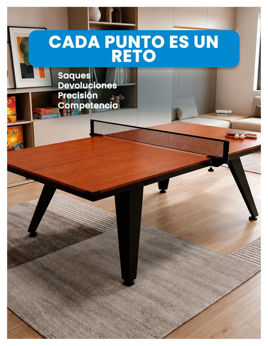 Mesa de ping pong de Aglomerado y MDF 4
