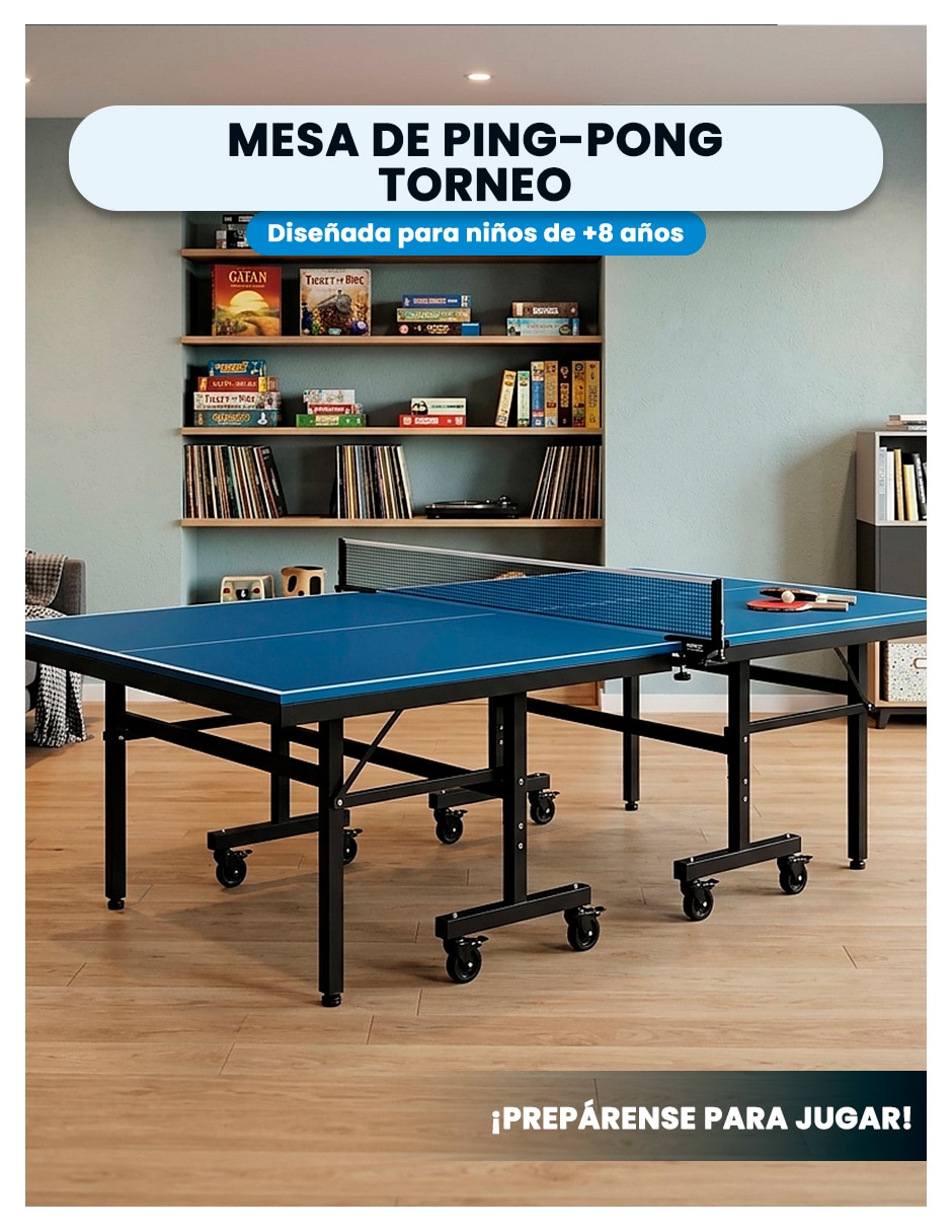 Mesa de ping pong de Aglomerado y MDF 2
