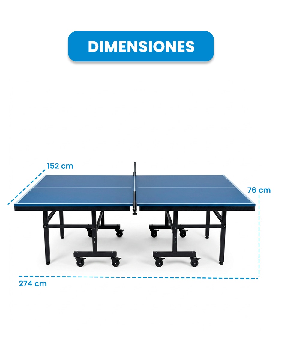 Mesa de ping pong de Aglomerado y MDF 6