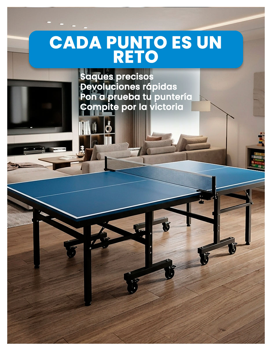 Mesa de ping pong de Aglomerado y MDF 4
