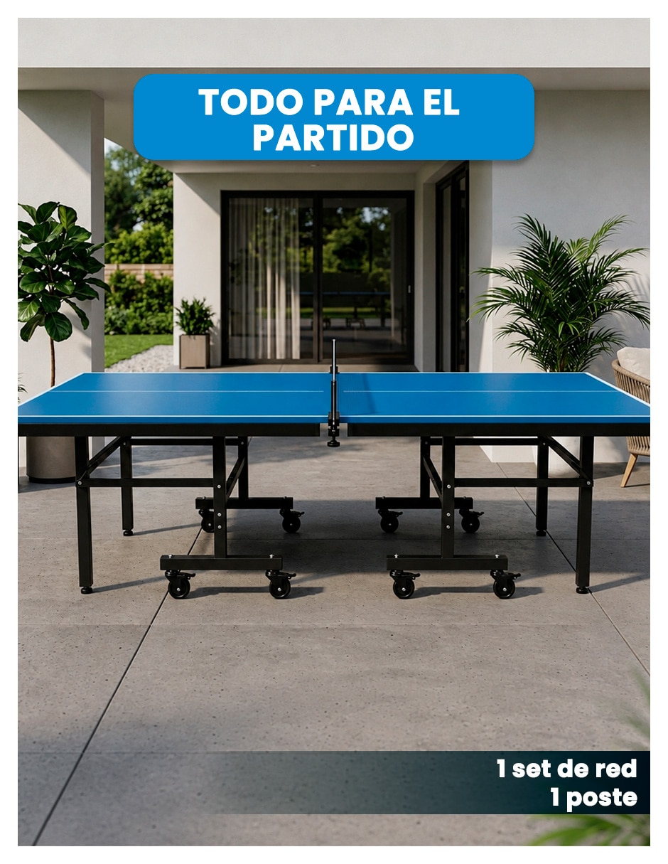 Mesa de ping pong de Aglomerado y MDF 5