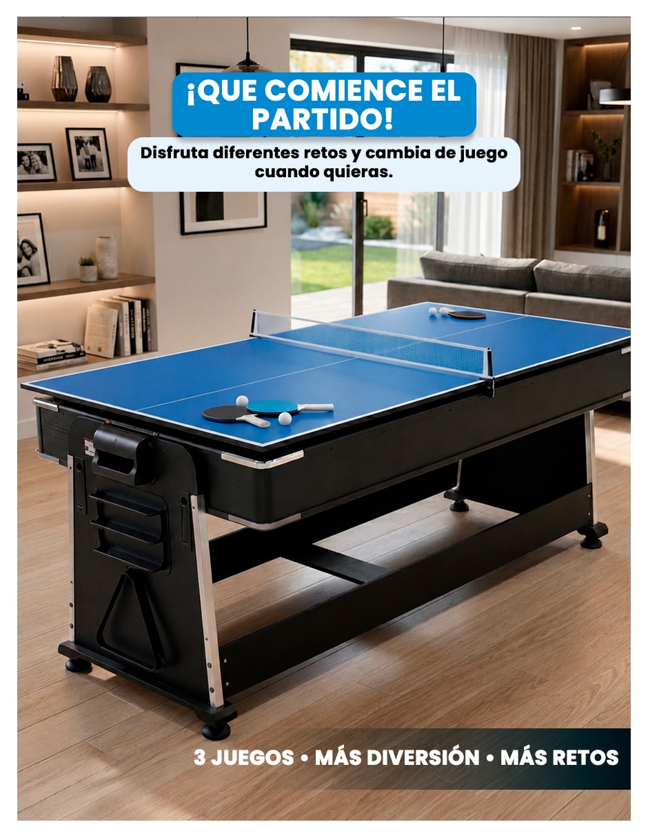 Mesa de hockey de Madera 3