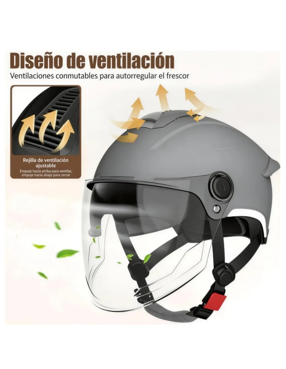 Casco Medio casco para Motocicleta deportiva para 2