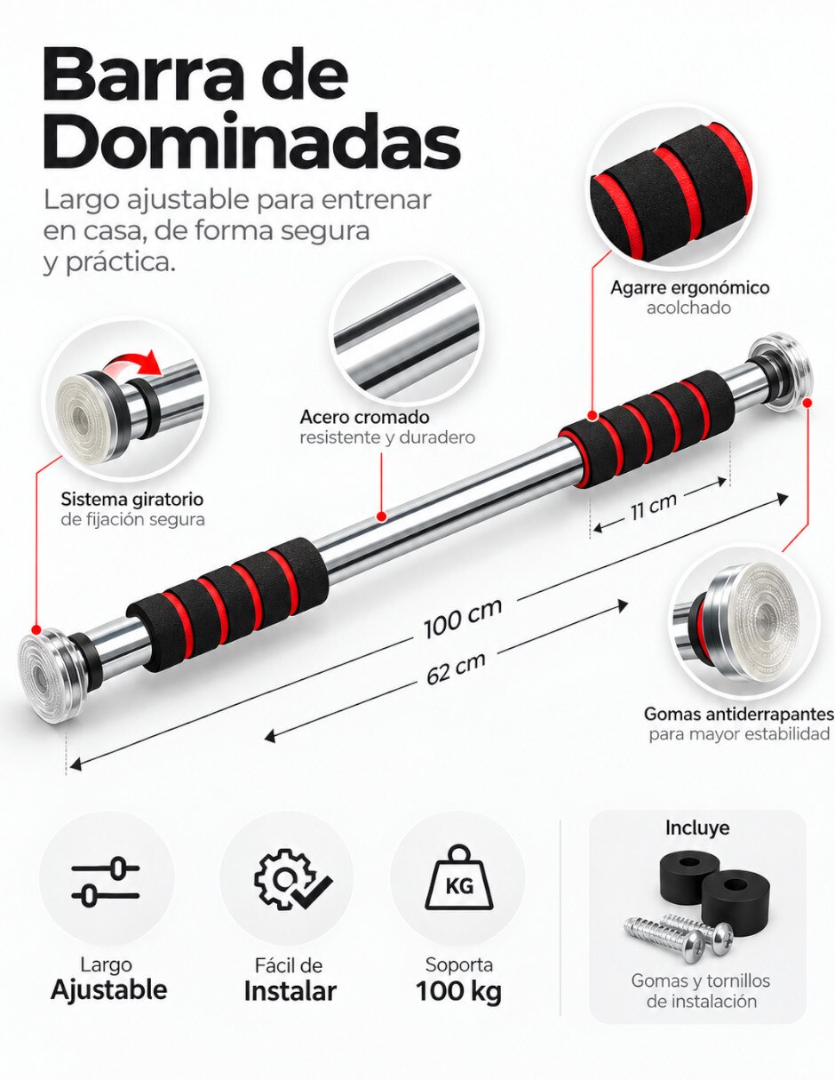Barra para dominadas 5