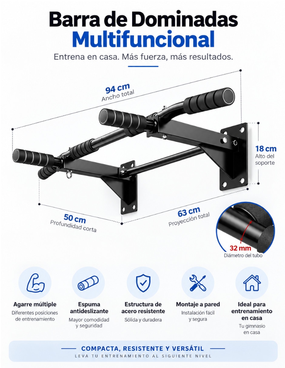 Barra para dominadas 4