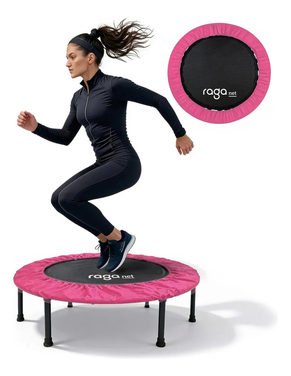 Trampolín color rosa Trampolín color rosa