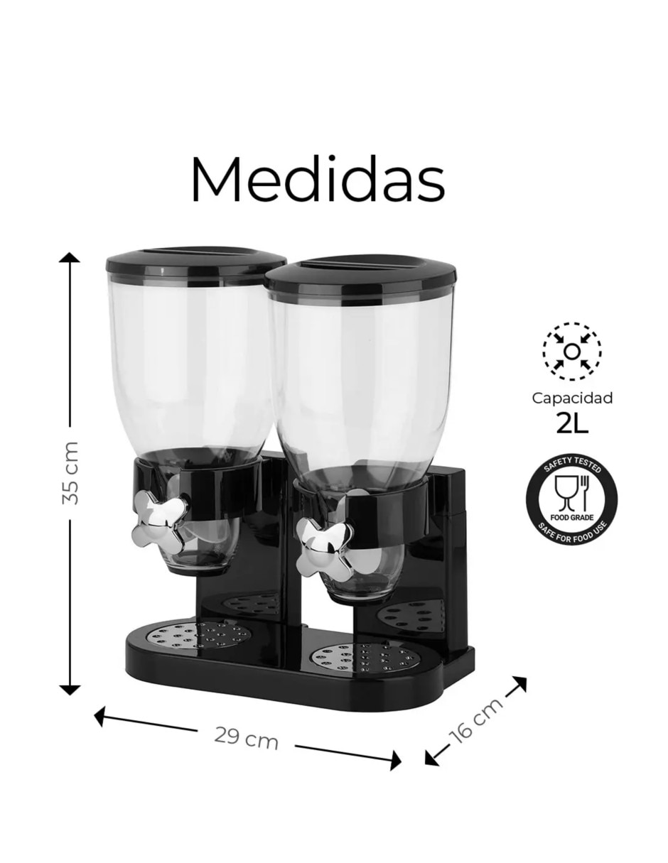 Dispensador de cereal de plástico 4