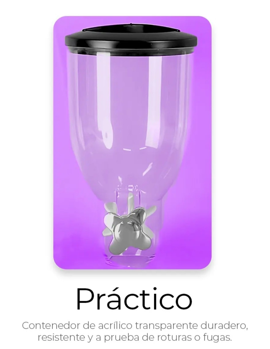Dispensador de cereal de plástico 3