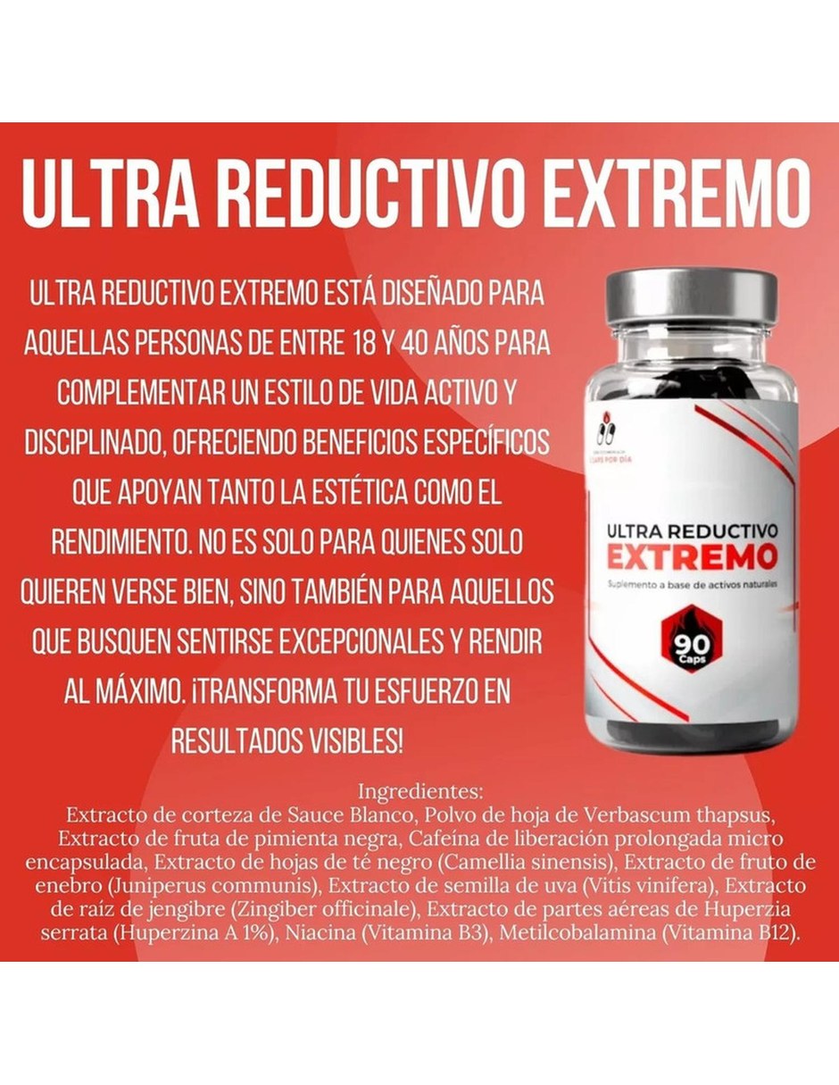 Ultra Reductivo Extremo Quemador con mezcla de hierbas 4