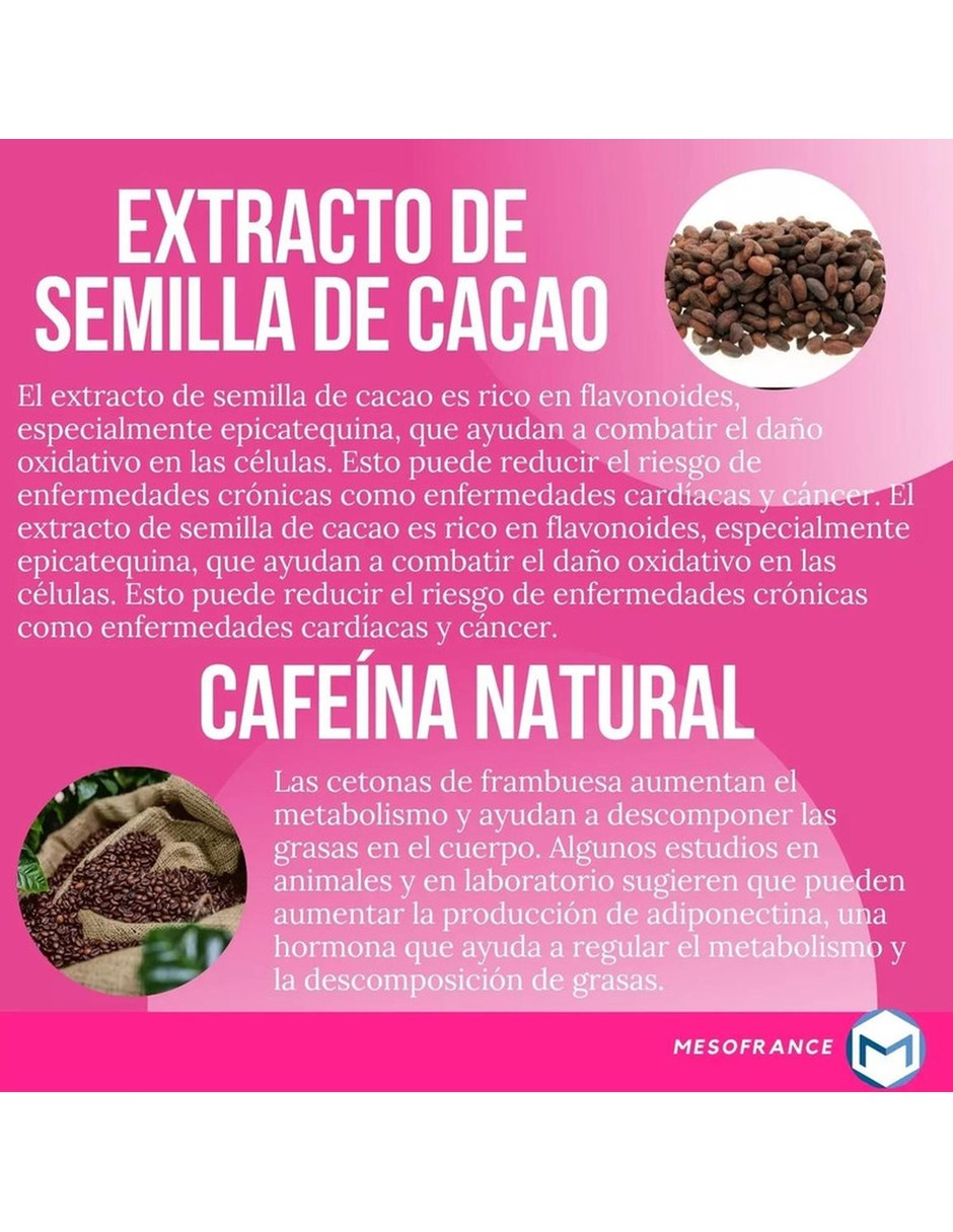 Lipoenzimas Reductor Grasa Corporal 90 Cap Pack 3 MESOFRANCE con Mezcla de hierbas sabor Sin sabor de 6
