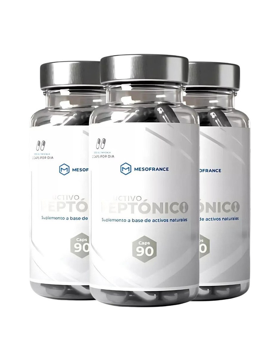 Reductivo Peptonico Quemador 90 Caps Pack 3 MESOFRANCE con Mezcla de hierbas sabor Sin sabor de Reductivo Peptonico Quemador 90 Caps Pack 3 MESOFRANCE con Mezcla de hierbas sabor Sin sabor de