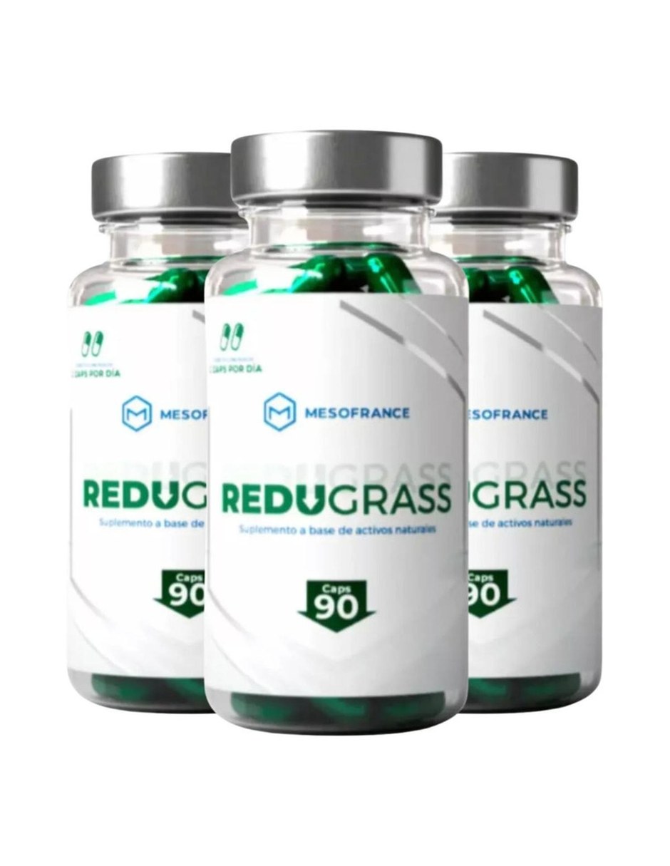 Redugrass Reductor Grasa Corporal 90 Caps Pack 3 MESOFRANCE con Mezcla de hierbas sabor Sin sabor de Redugrass Reductor Grasa Corporal 90 Caps Pack 3 MESOFRANCE con Mezcla de hierbas sabor Sin sabor de