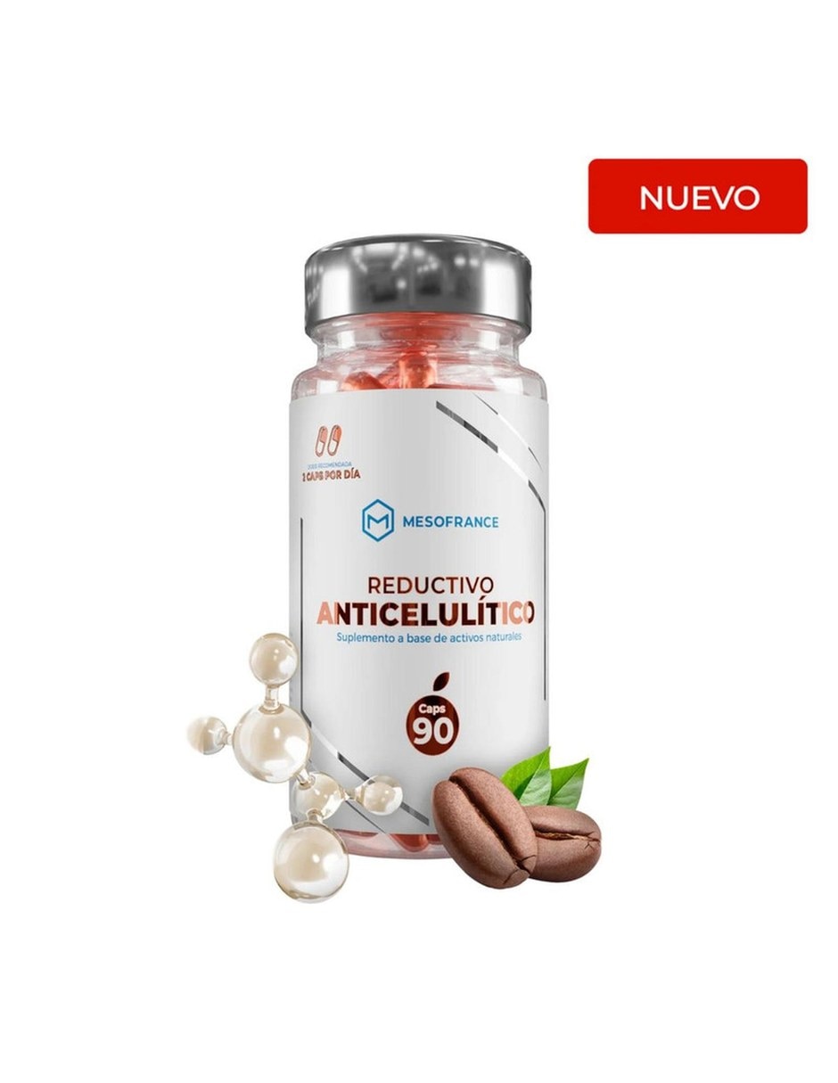 Reductivo Anticelulitico Quemador Natural 90 Caps MESOFRANCE con Mezcla de hierbas sabor Sin sabor de 2