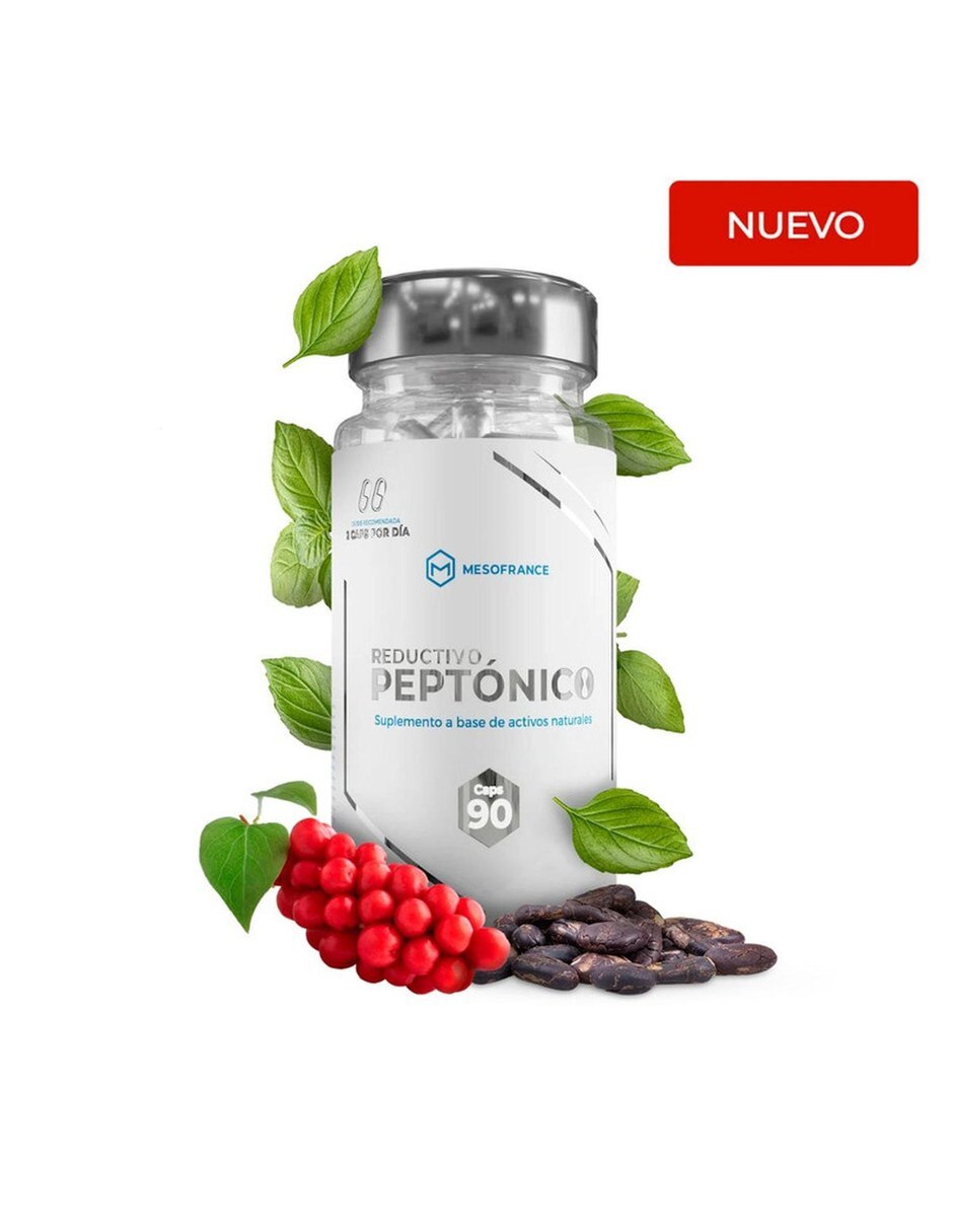 Reductivo Peptonico Quemador Natural 90 Caps MESOFRANCE con Mezcla de hierbas sabor Sin sabor de 2