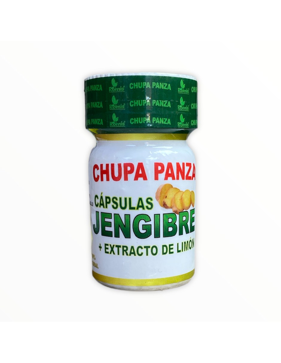 Chupa Panza Jengibre Extracto de limon 20 capsulas