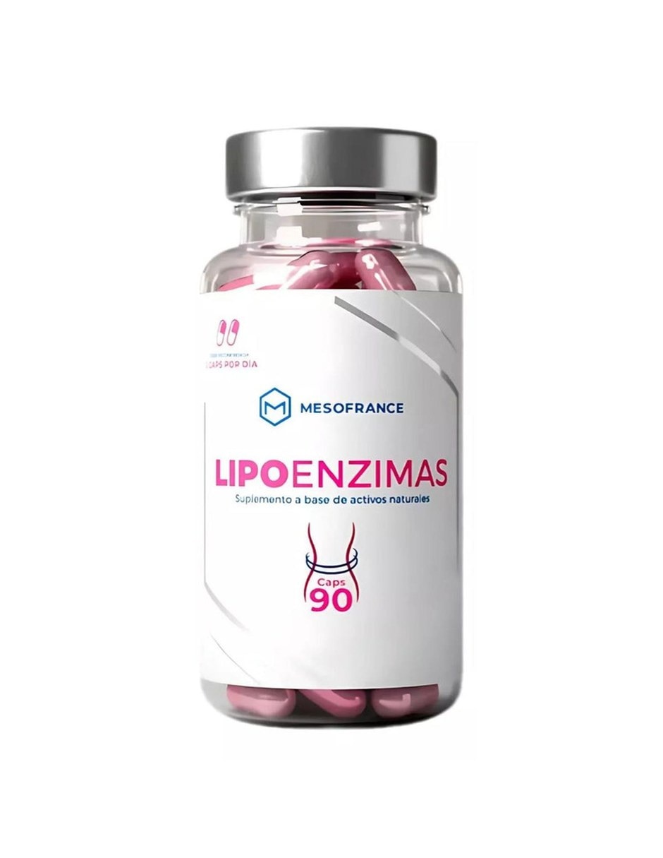 Lipoenzimas Reductor Grasa Corporal 90 Capsulas MESOFRANCE con Mezcla de hierbas sabor Sin sabor de Lipoenzimas Reductor Grasa Corporal 90 Capsulas MESOFRANCE con Mezcla de hierbas sabor Sin sabor de