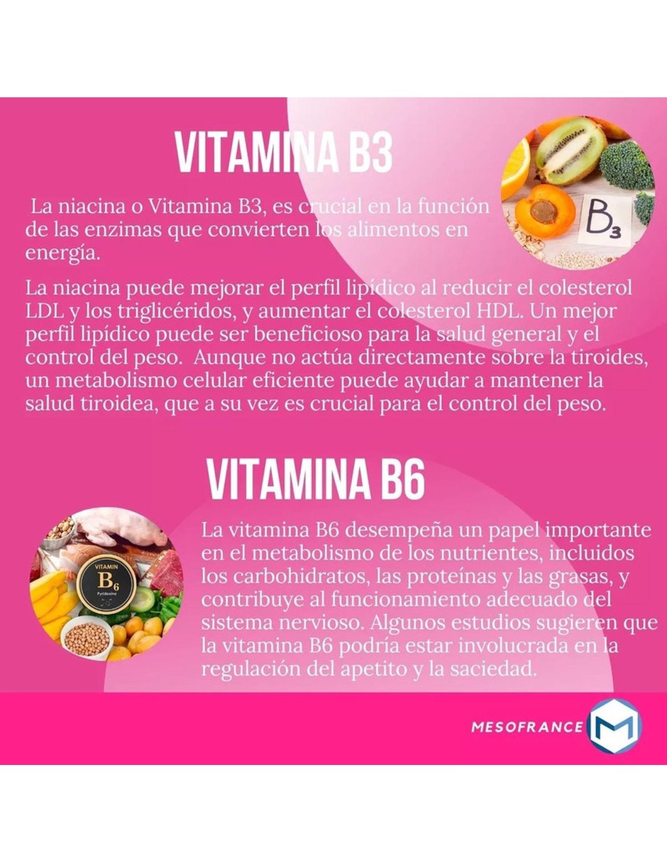Lipoenzimas Reductor Grasa Corporal 90 Capsulas MESOFRANCE con Mezcla de hierbas sabor Sin sabor de 8