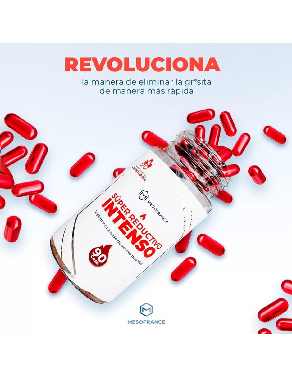 Suplemento Super Reductivo Intenso 90 capsulas MESOFRANCE con Mezcla de hierbas sabor Sin sabor de 11