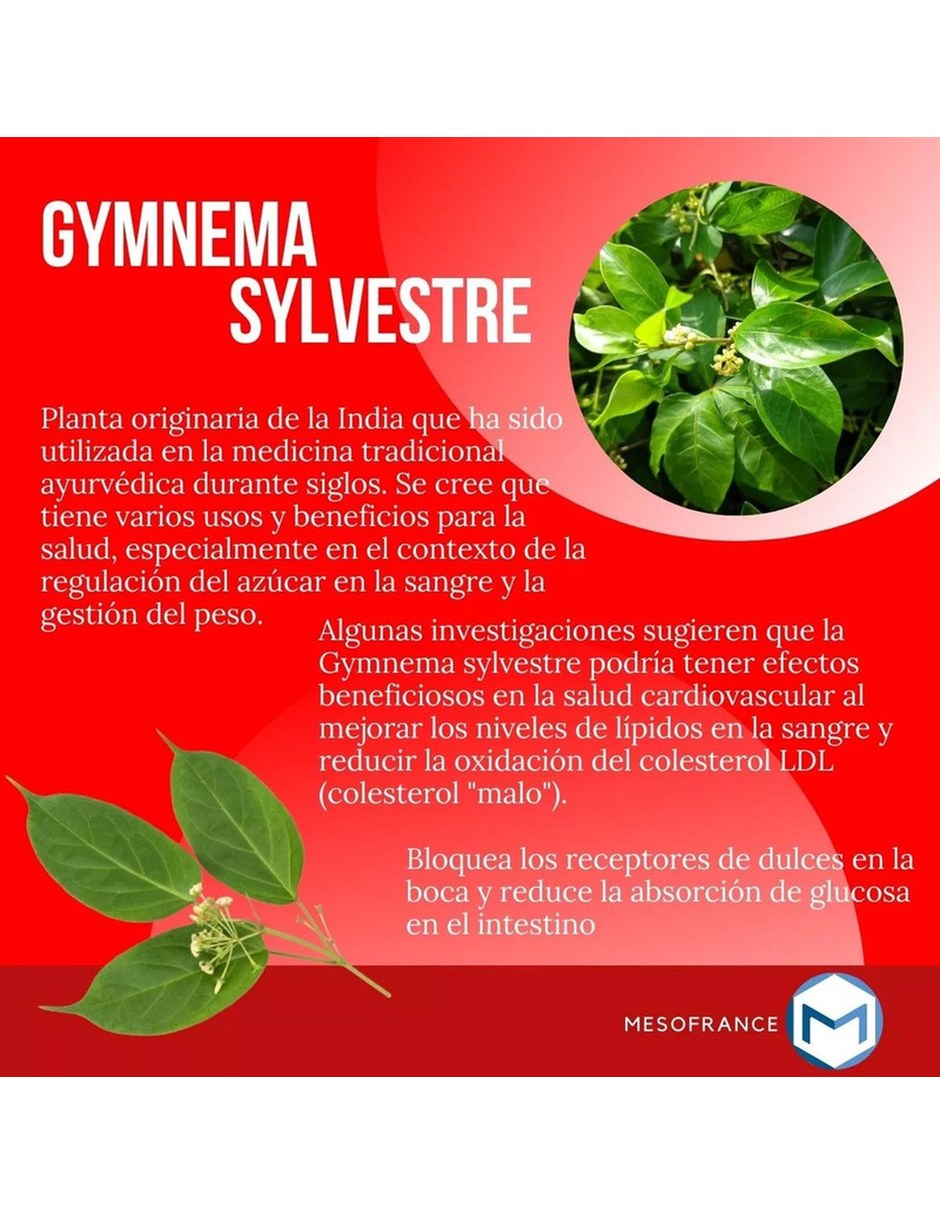 Suplemento Super Reductivo Intenso 90 capsulas MESOFRANCE con Mezcla de hierbas sabor Sin sabor de 9