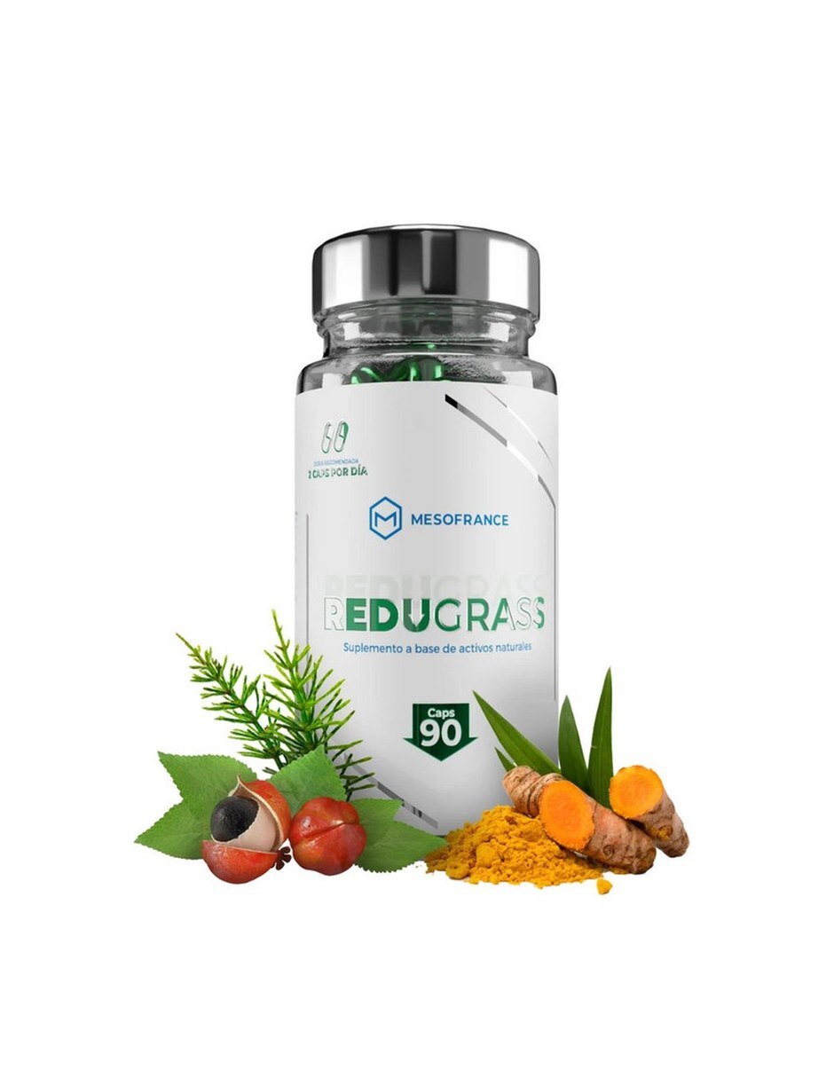 Redugrass Reductor de Grasa Corporal 90 Capsulas MESOFRANCE con Mezcla de hierbas sabor Sin sabor de 2