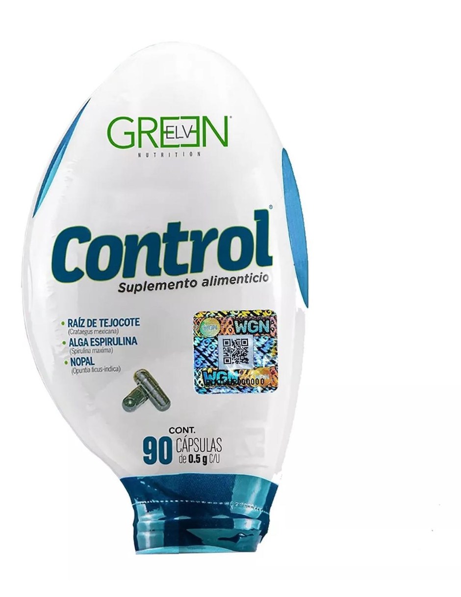 Control Green suplemento alimenticio 90 capsulas de 0.5g con mezcla de hierbas