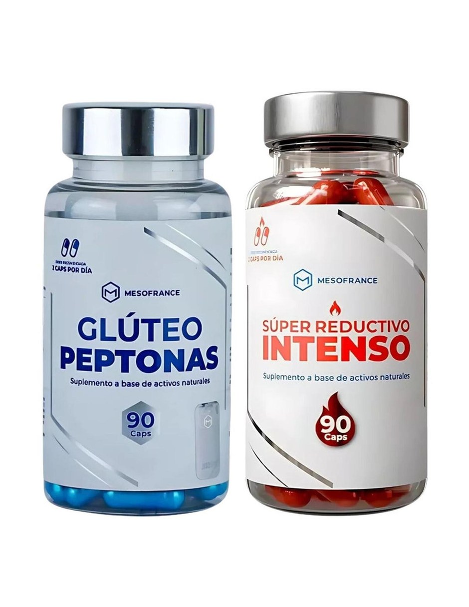 Gluteo Peptona + Super Reductivo Intenso con Mezcla de hierbas Gluteo Peptona + Super Reductivo Intenso con Mezcla de hierbas