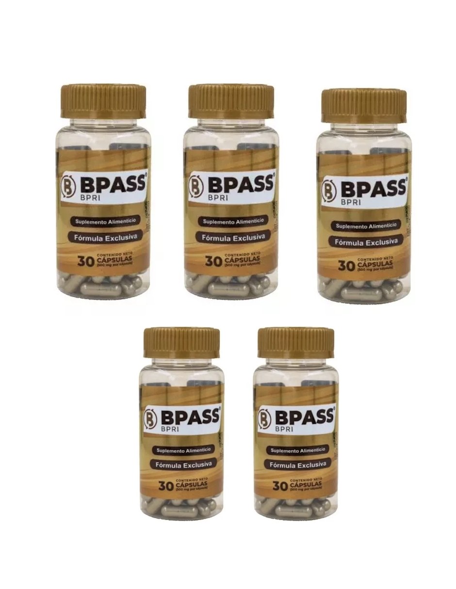 BPRI 30 Cap Inhibidor Apetito Natural S/Sabor Pack 5 BPASS con Mezcla de hierbas sabor Sin sabor de BPRI 30 Cap Inhibidor Apetito Natural S/Sabor Pack 5 BPASS con Mezcla de hierbas sabor Sin sabor de