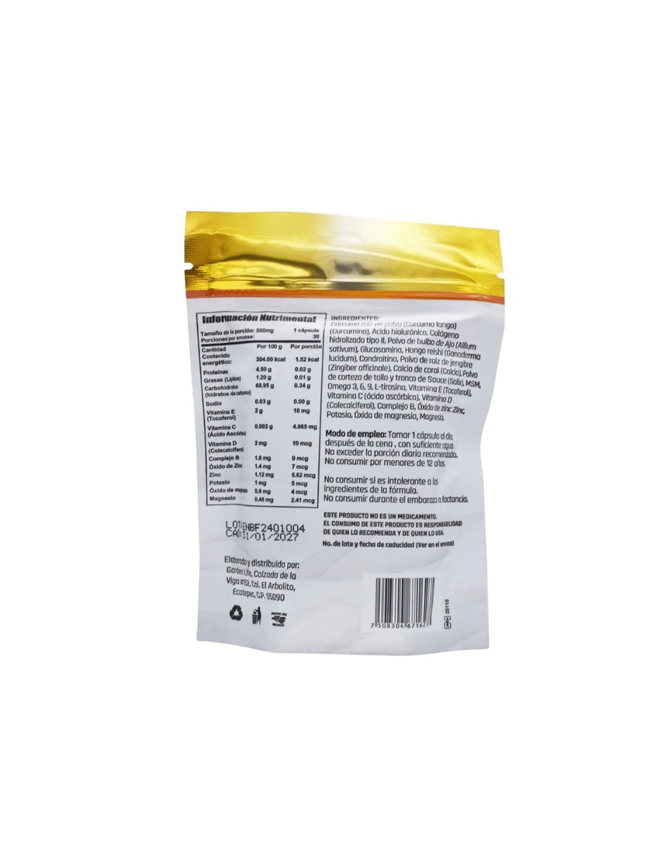B-Flex Ultra Advance Complejo B Capsulas 500mg Paquete 5 Pzs con Mezcla de hierbas sabor Sin sabor de