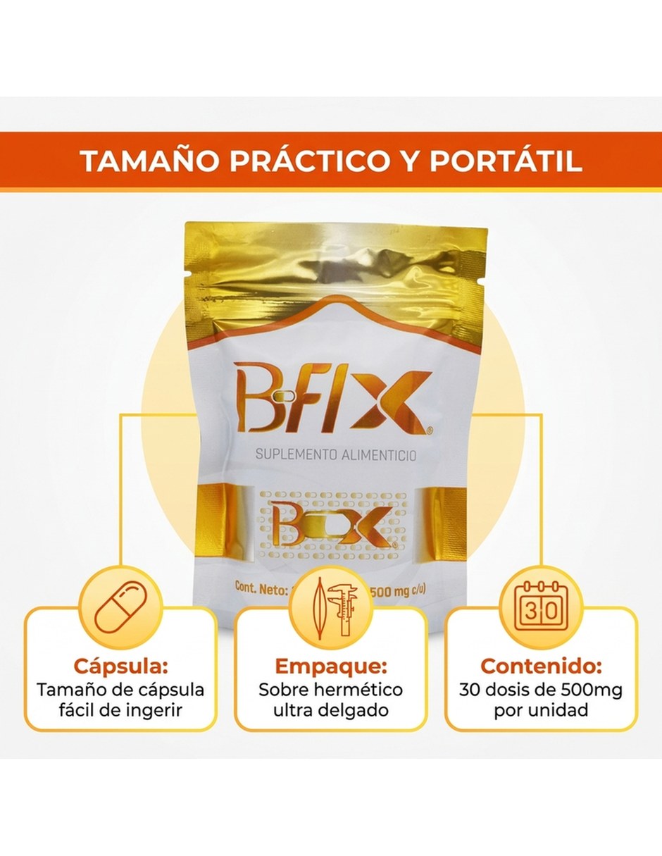 B-Flex Ultra Advance Complejo B Capsulas 500mg Paquete 5 Pzs con Mezcla de hierbas sabor Sin sabor de 6