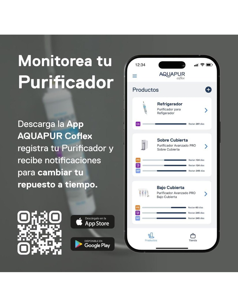 Set de filtro de Agua para refrigerador Pf-a500 con mezcla de hierbas 3